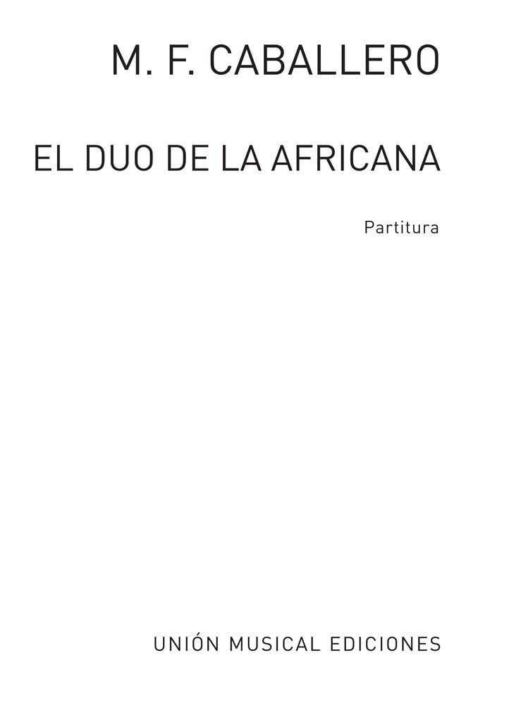 M.F. Caballero: Duo De La Africana
